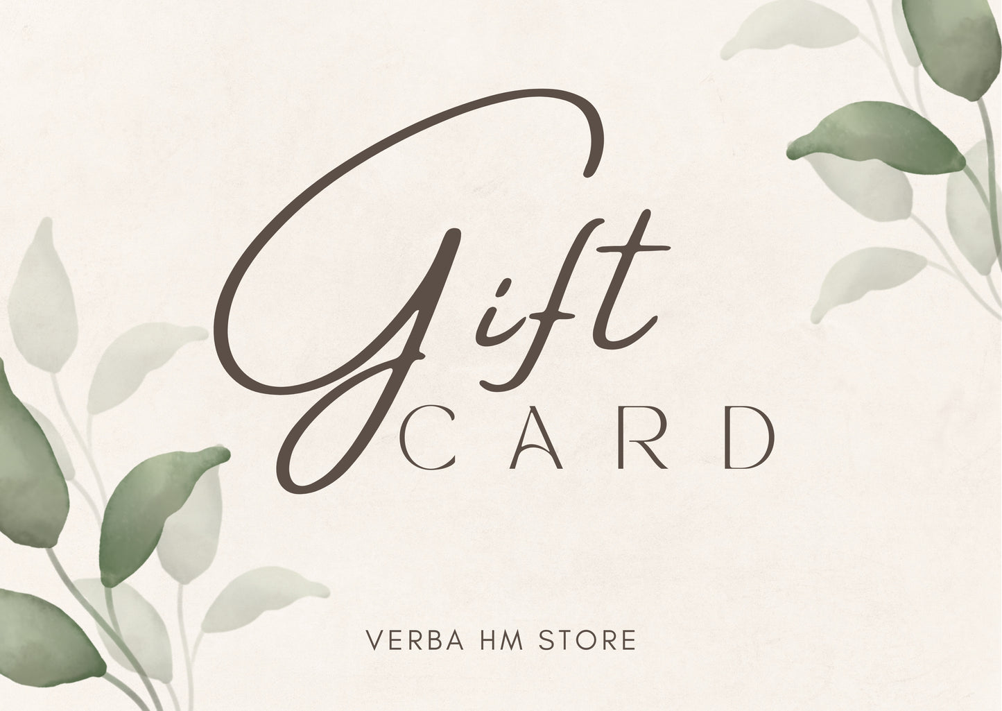 Verba Gift Card