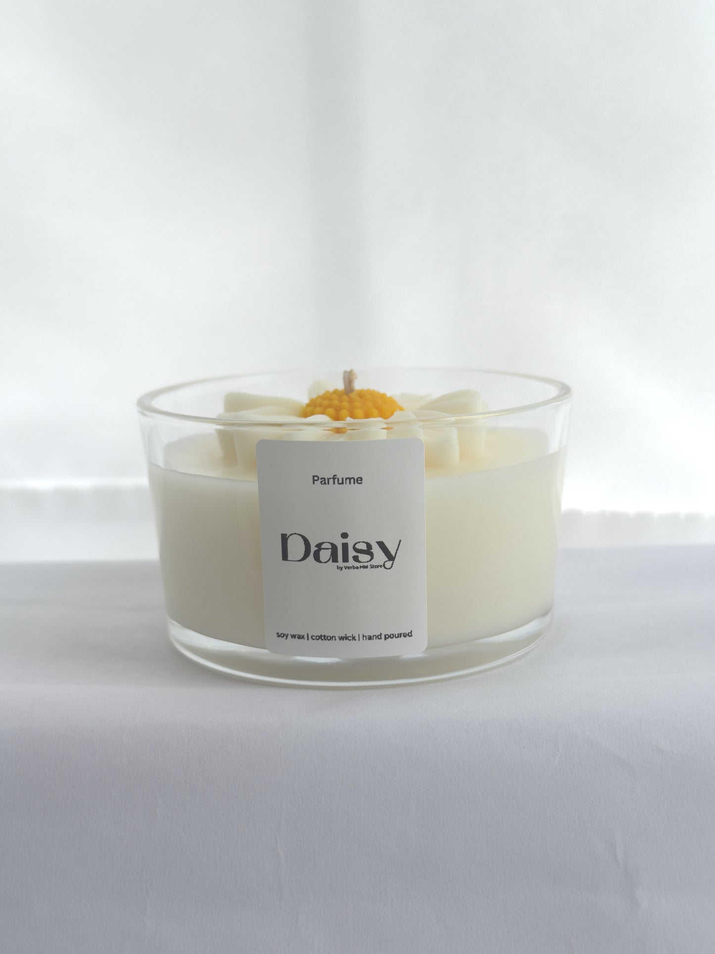 Daisy candle | glass jar | 200ml