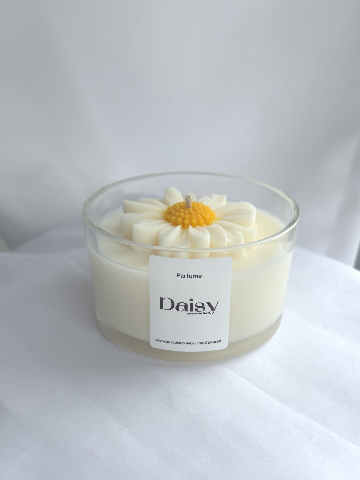 Daisy candle | glass jar | 200ml