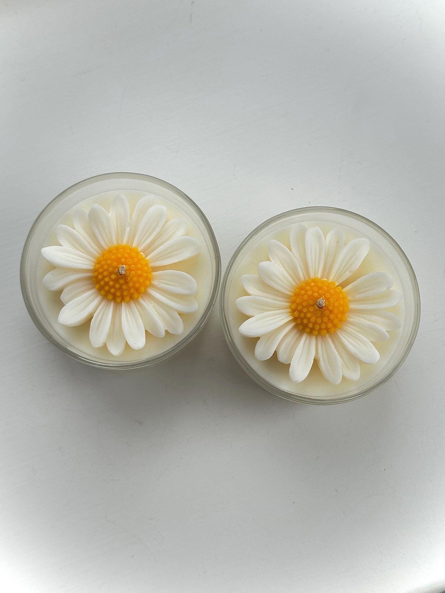 Daisy and Sunflower candles | glass jar | 100g