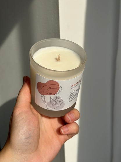 Mummy to be dictionary definition candle | personalised photo | 180ml